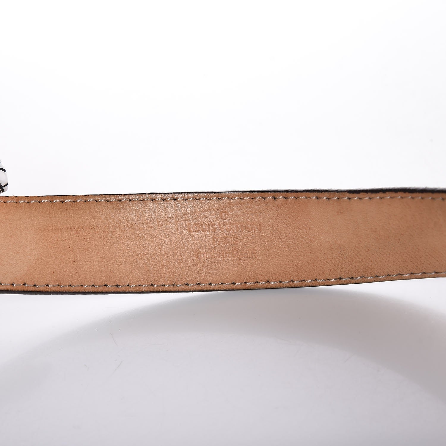 Louis Vuitton Vernis LV Frame Belt 95 38 Amarante 6 of 11