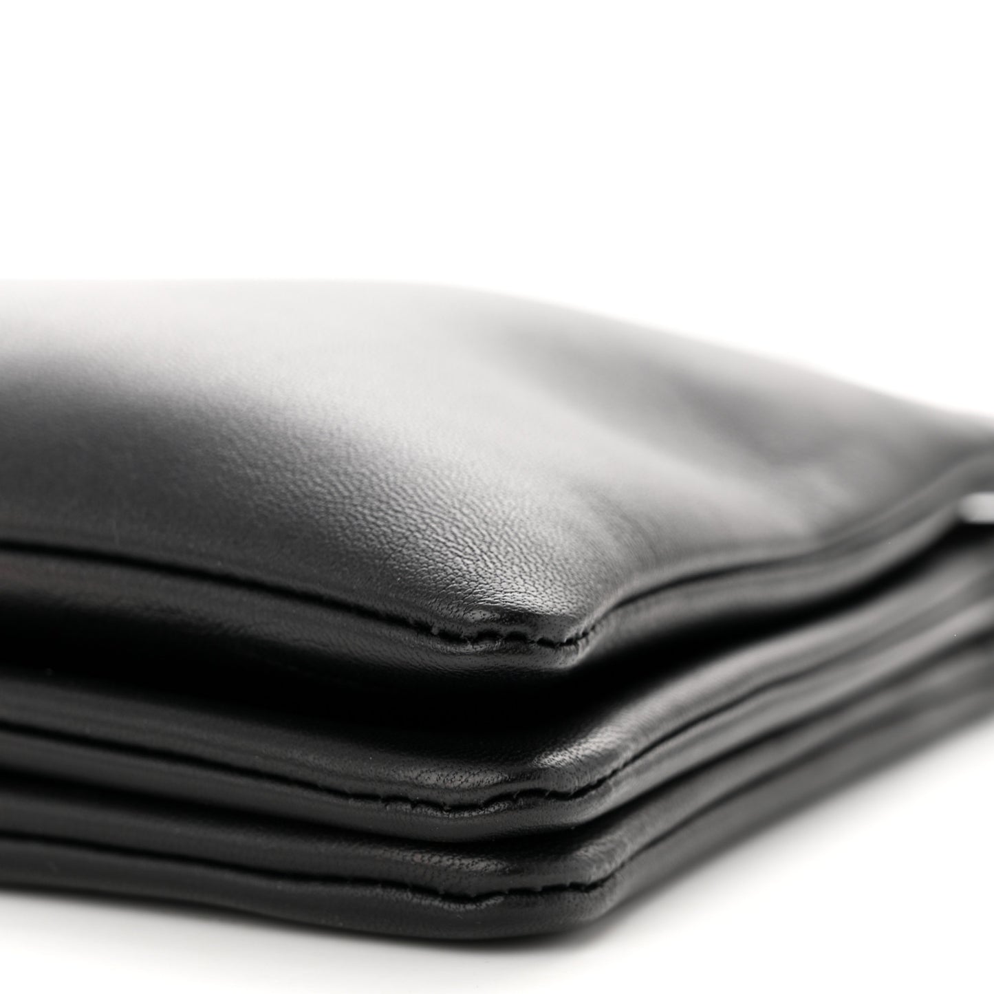 Lambskin Large Trio Crossbody Bag Black