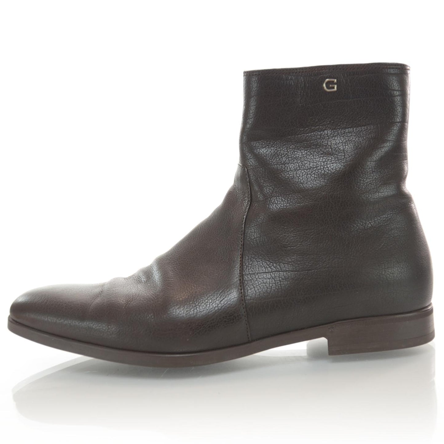 Mens Leather Ankle Boots Brown