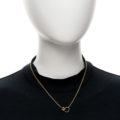 Cartier 18K Yellow Gold Interlocking LOVE Necklace 2 of 5