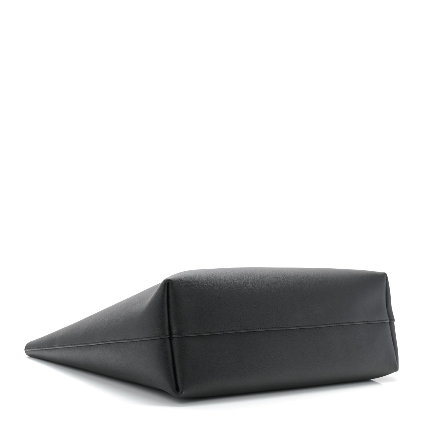 Calfskin Large Shopping Tote Black