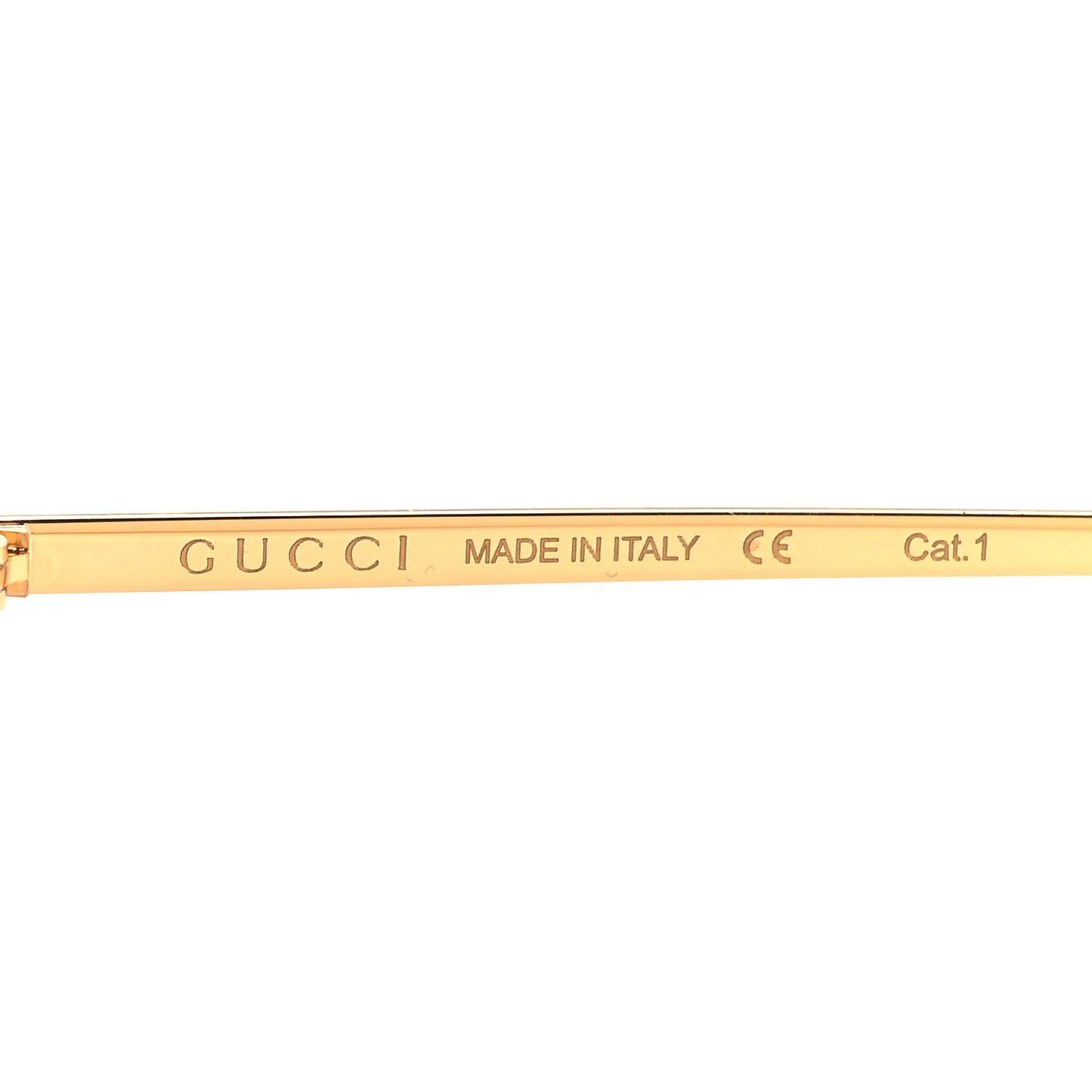 Metal Oversized Round Sunglasses GG0252S Gold Pink