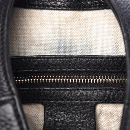 Gucci Pebbled Calfskin Medium Emily Hobo Black 8 of 15