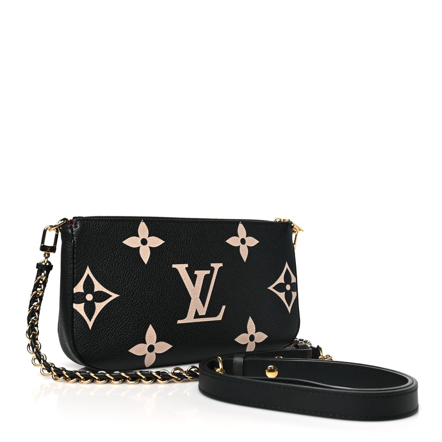 Empreinte Monogram Giant Multi Pochette Accessories Black Beige