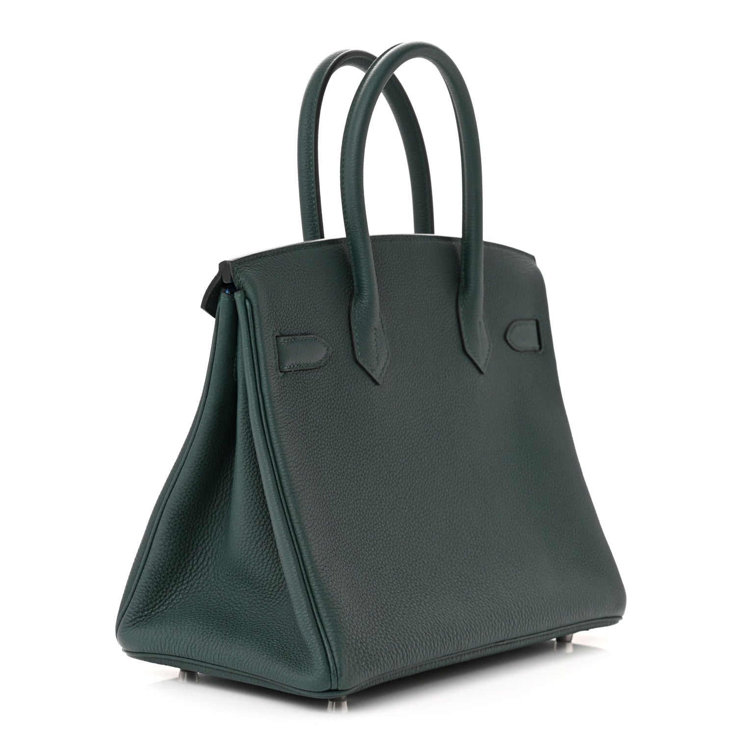 Hermes Togo Swift Officier Birkin 30 Vert Cypress Bleu Zellige 3 of 11