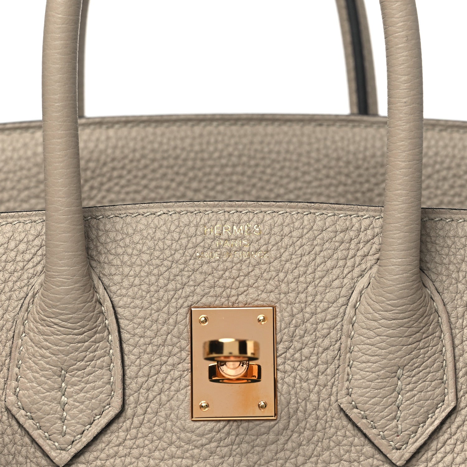Hermes Togo Birkin 25 Gris Tourterelle 6 of 11