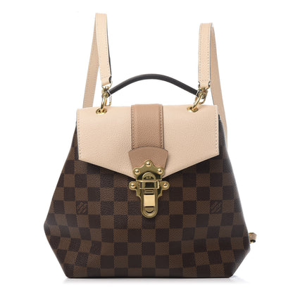 Louis Vuitton Damier Ebene Clapton Backpack Creme 1 of 10