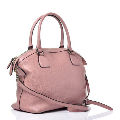 Gucci Dollar Calfskin GG Charm Dome Satchel Soft Pink 4 of 10