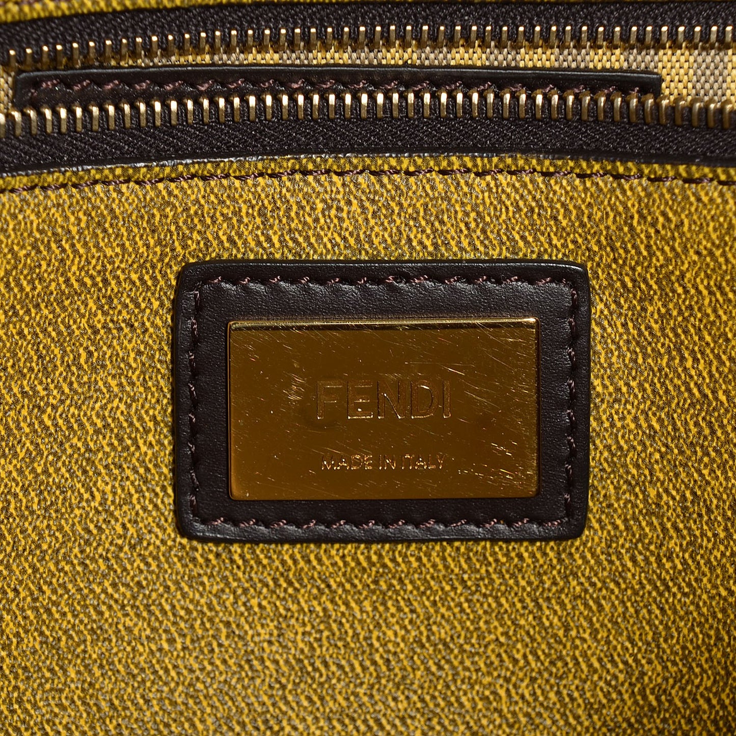 Zucca Spalmati Small Roll Tote Tobacco Yellow