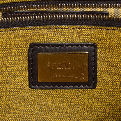 Fendi Zucca Spalmati Small Roll Tote Tobacco Yellow 9 of 9