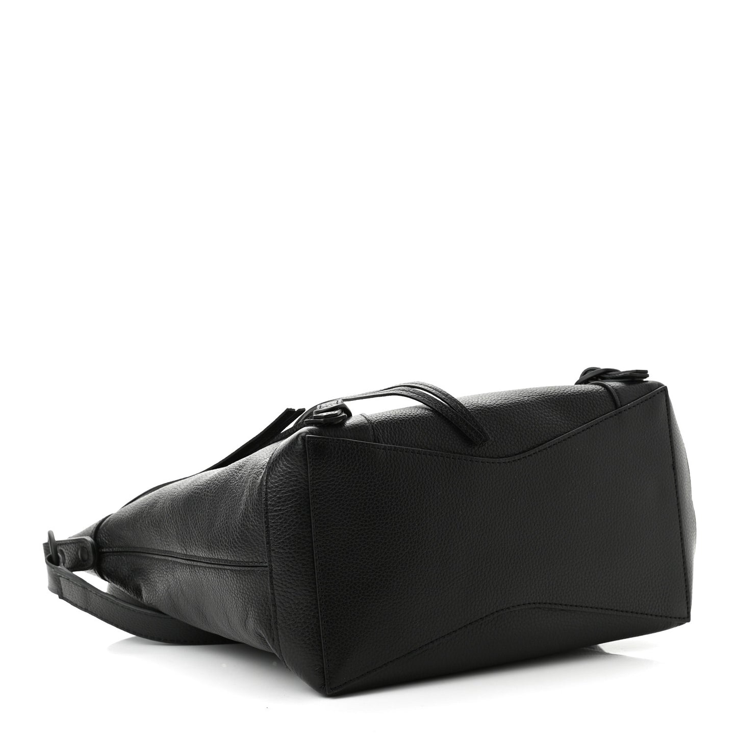 Grained Calfskin Black Hardware Small Neo Classic Hobo Black