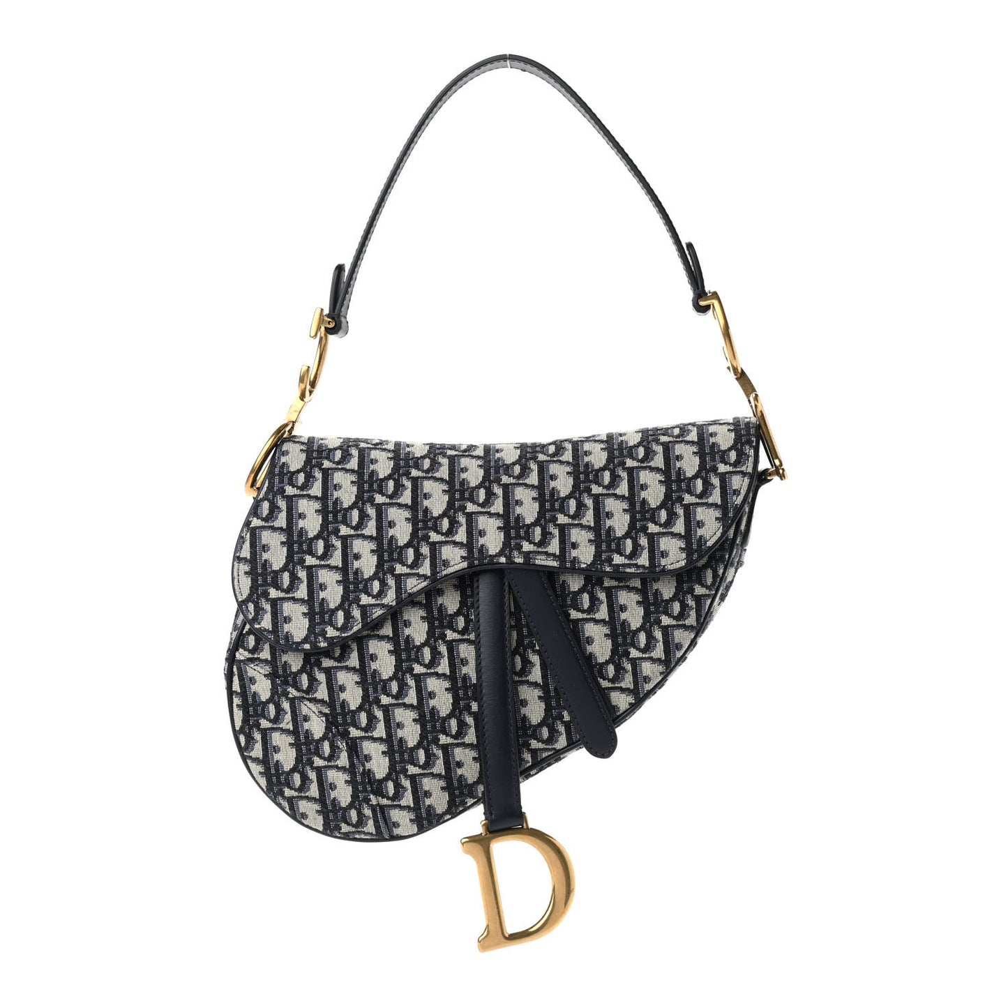 Oblique Saddle Bag Blue