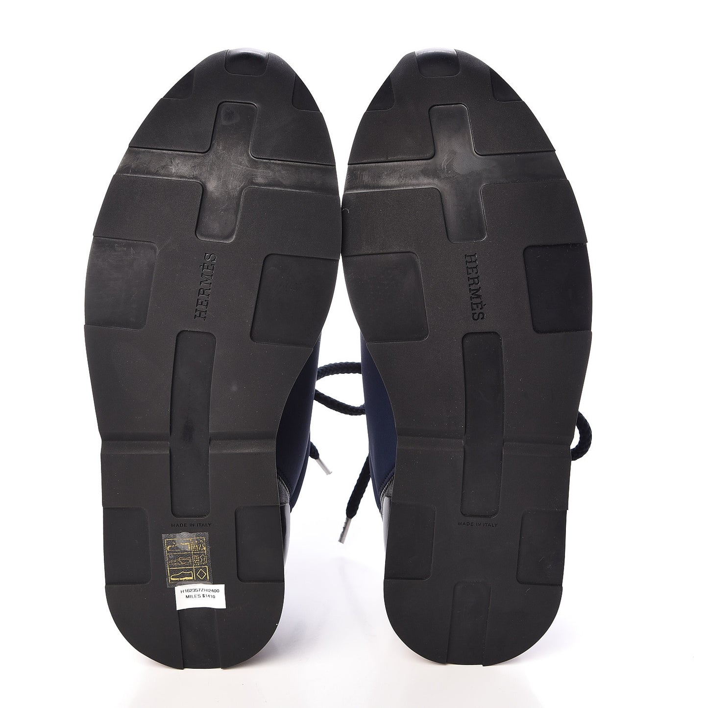 Technical Canvas Mens Miles Sneakers 40 Marine Black