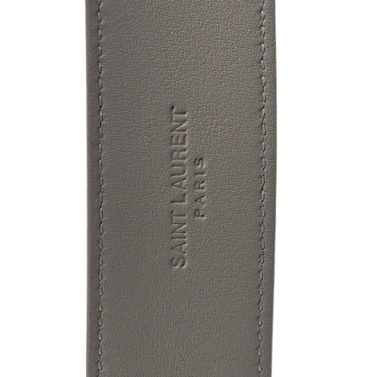 Smooth Calfskin Monogram Square Buckle Belt 85 Crema Soft