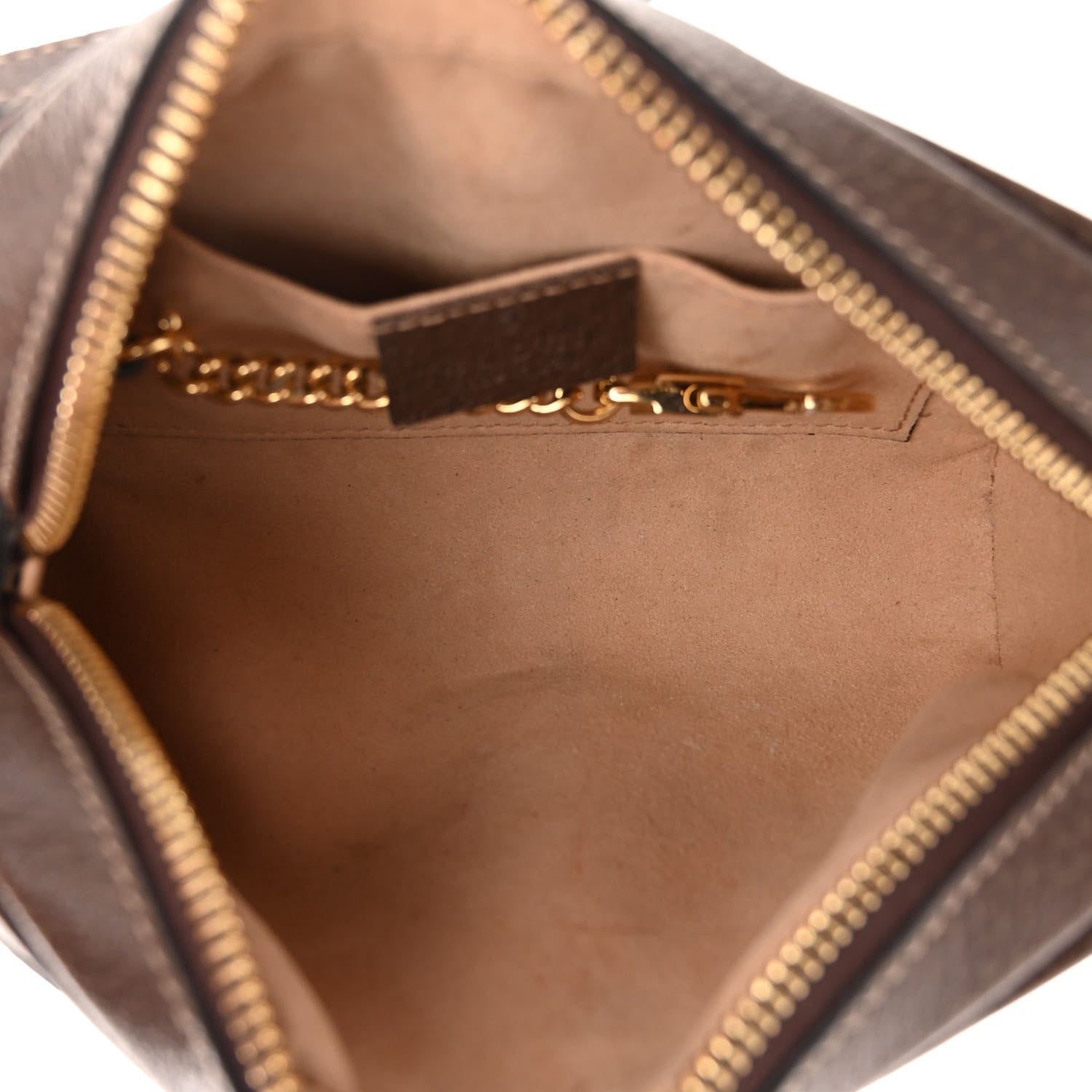 Gucci GG Supreme Monogram Web Mini Ophidia Shoulder Bag Brown 5 of 11