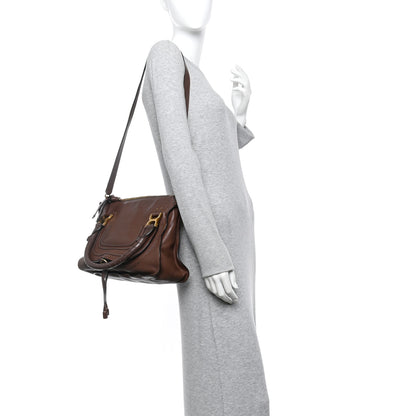 Chloe Calfskin Medium Marcie Satchel Ebony 2 of 13