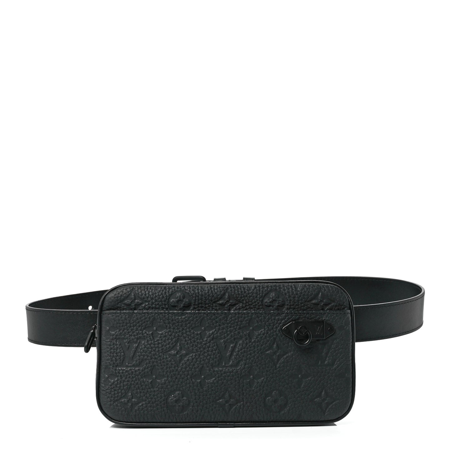 Taurillon Monogram Uniformes Solar Ray Soft Pochette Volga Belt Bag Black