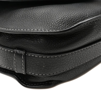 Chloe Calfskin Medium Marcie Round Crossbody Bag Black 9 of 10