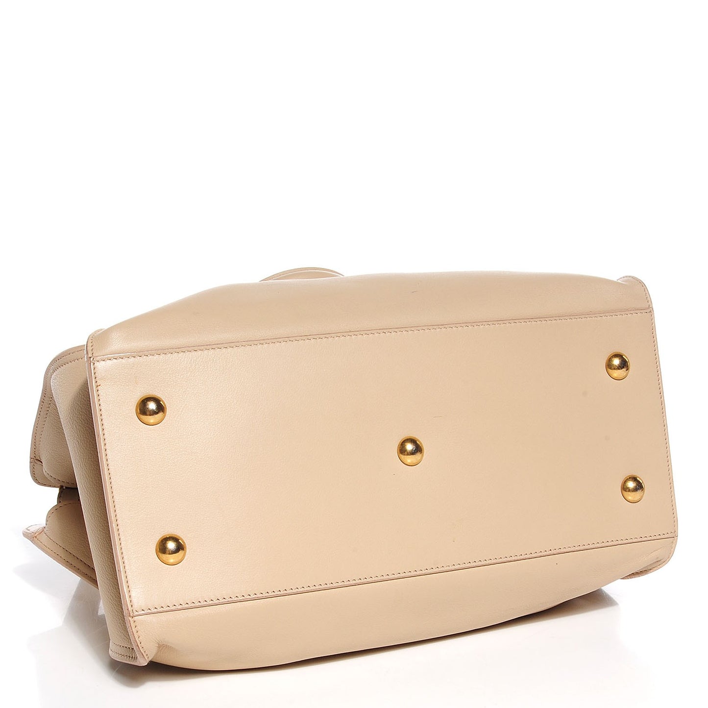 Calfskin Small Classic Y Cabas Beige