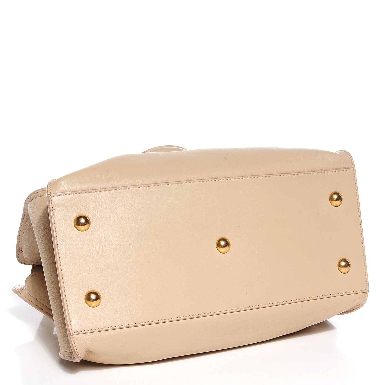 Saint Laurent Calfskin Small Classic Y Cabas Beige 4 of 7
