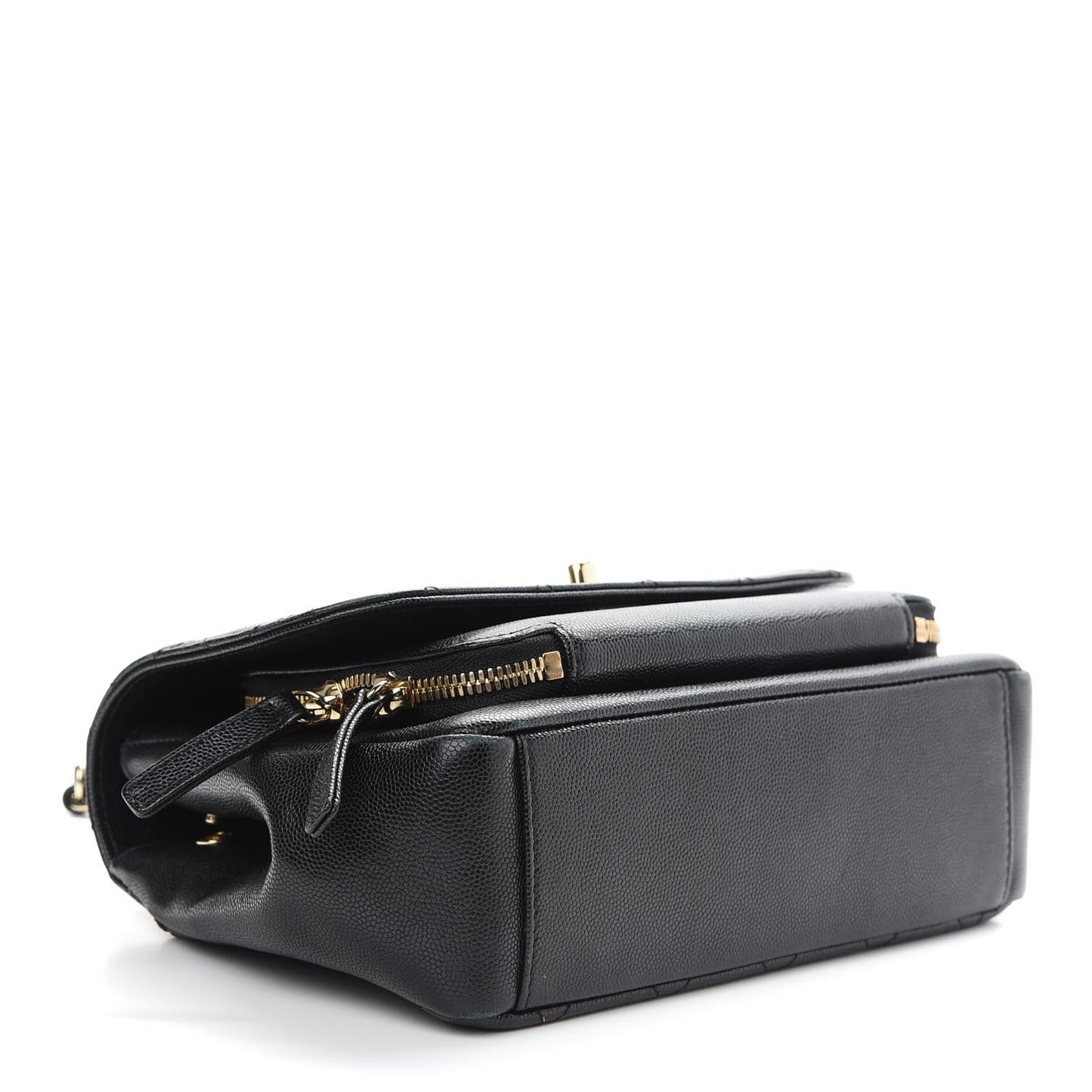 Caviar Quilted Medium Business Affinity Flap Black