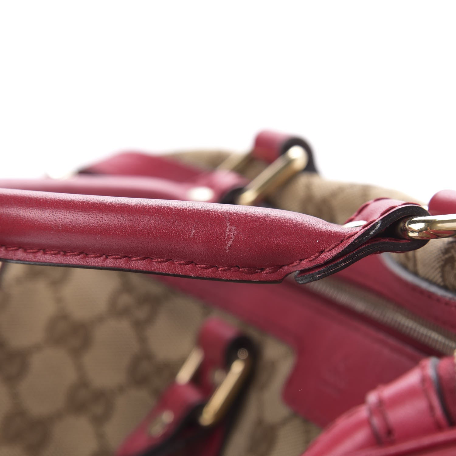 Gucci Monogram Medium Joy Boston Beige Peonia Flower 16 of 16