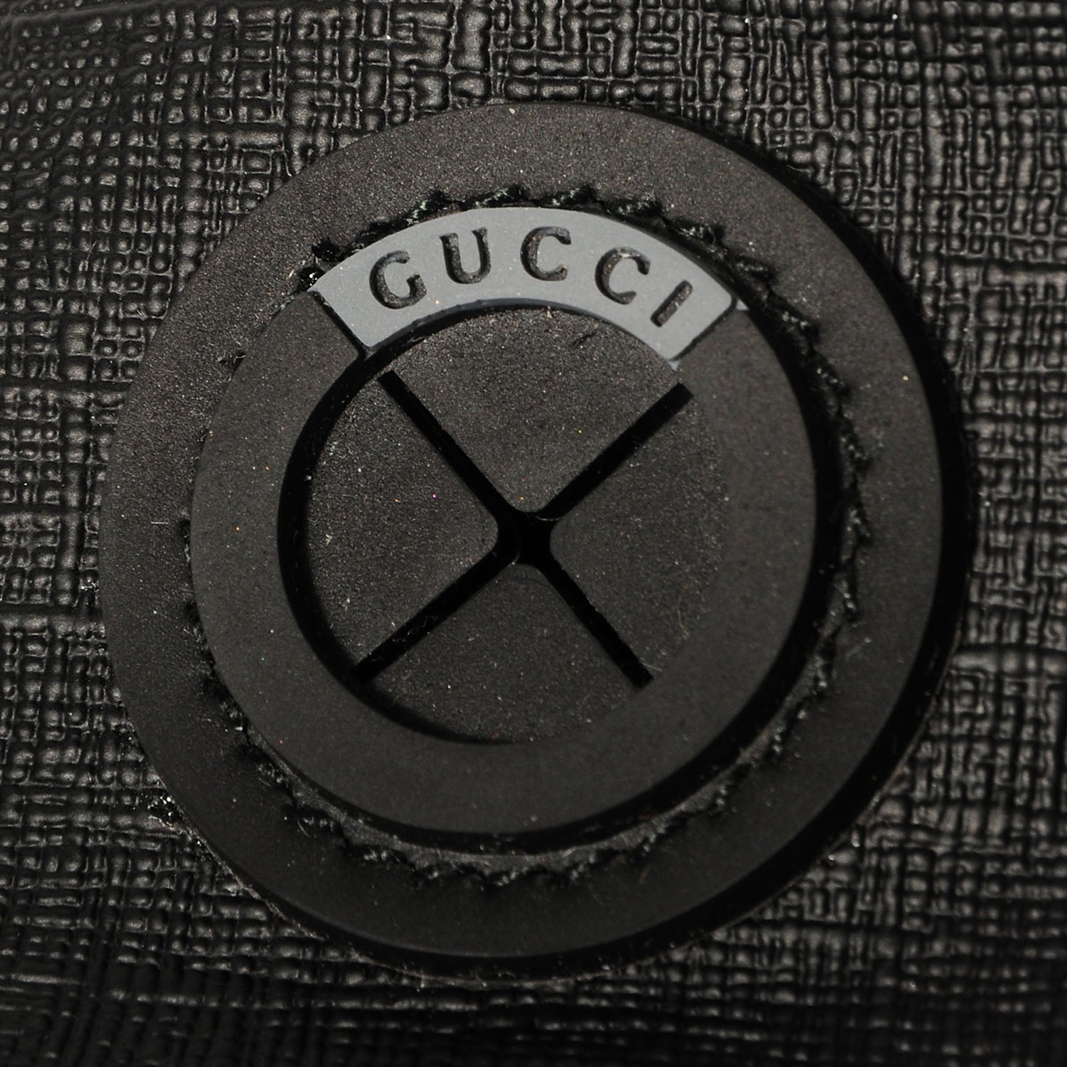Gucci Coated Canvas Interlocking G Travel Backpack Black 9 of 9
