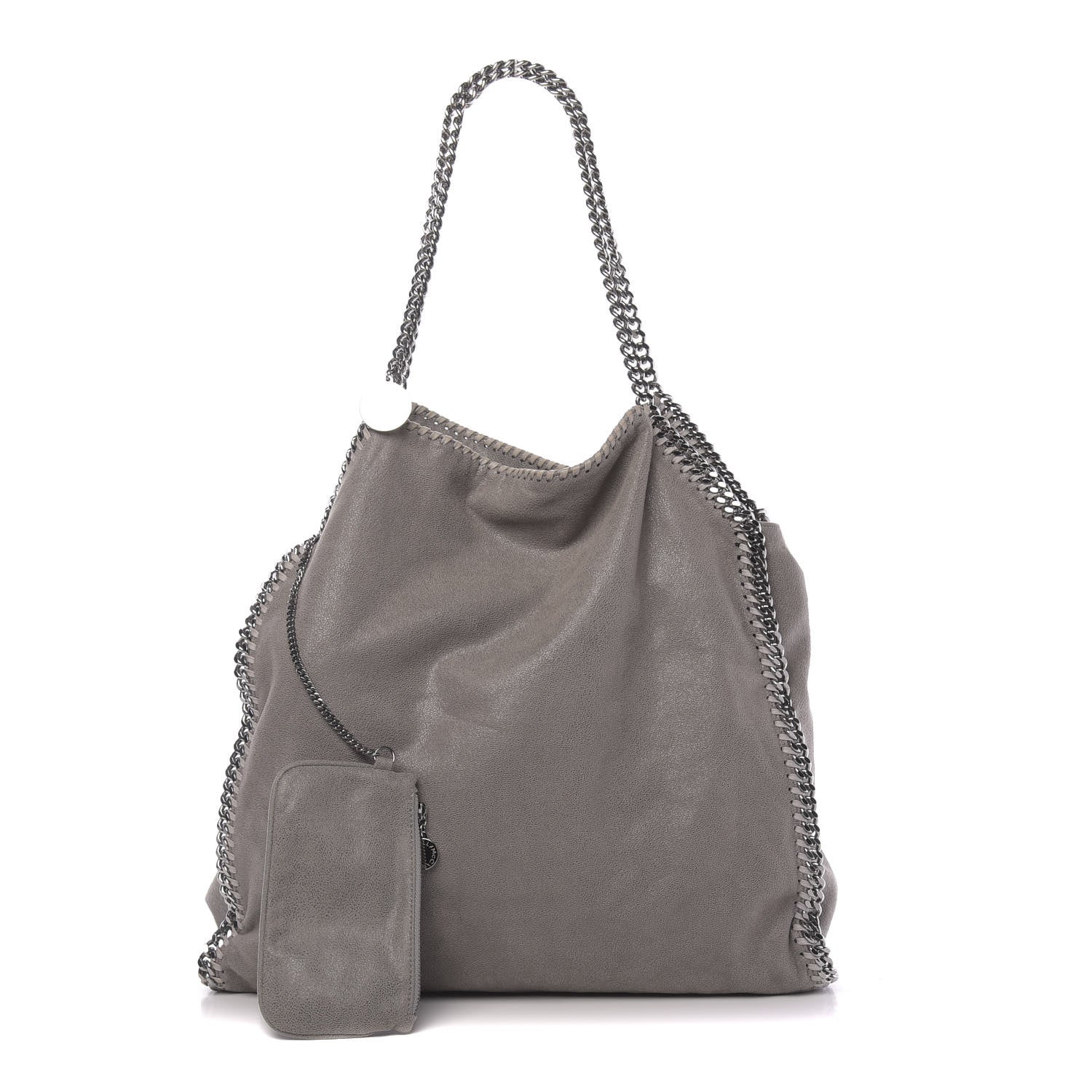 Stella McCartney Shaggy Deer Big Falabella Tote Grey 1 of 9