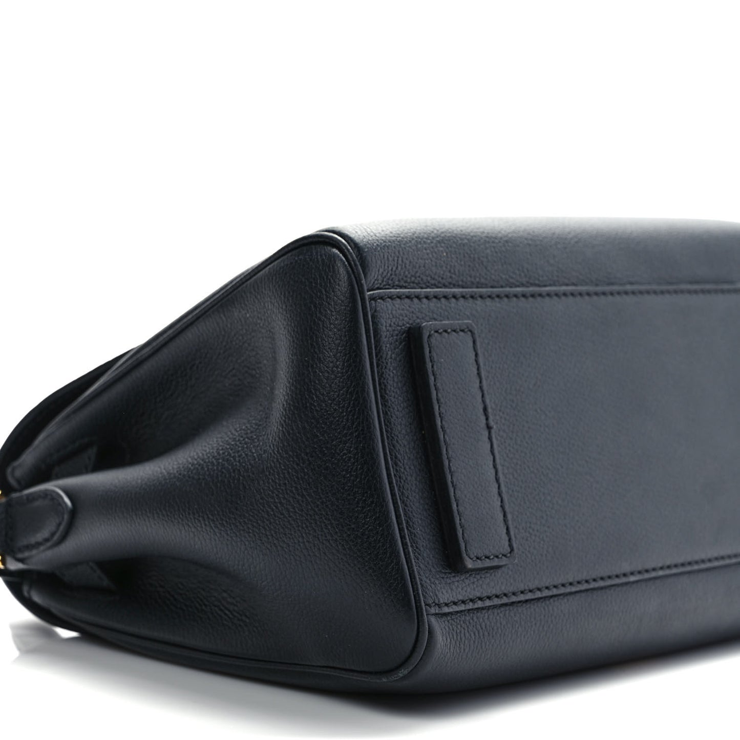 Grained Calfskin La Medusa Top Handle Bag Black