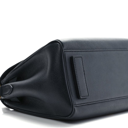 Versace Grained Calfskin La Medusa Top Handle Bag Black 6 of 7