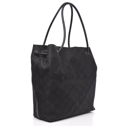 Gucci Canvas Monogram Gifford Shopping Tote Black 3 of 12