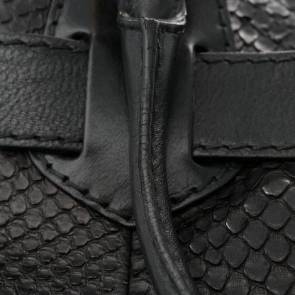 Gucci Snakeskin Large GG Running Tote Black 13 of 16