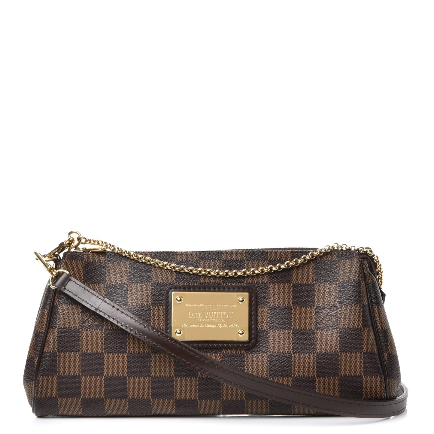 Damier Ebene Eva Clutch