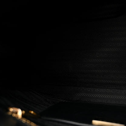 Prada Saffiano Medium Galleria Double Zip Tote Black 10 of 14