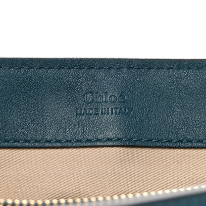 Chloe Calfskin Small Faye Day Shoulder Bag Blue 6 of 21