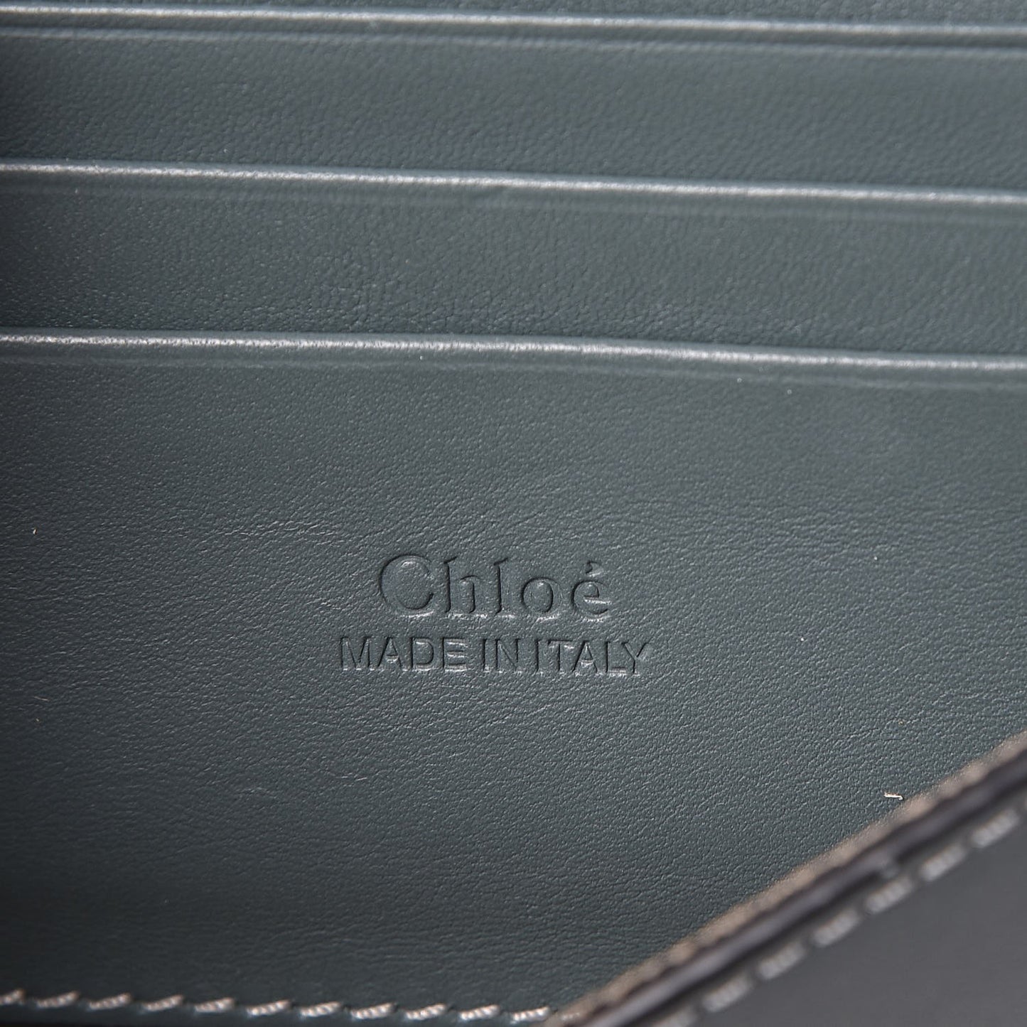 Suede Calfskin Faye Wallet On Strap Cloudy Blue