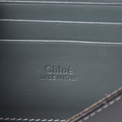 Chloe Suede Calfskin Faye Wallet On Strap Cloudy Blue 8 of 10