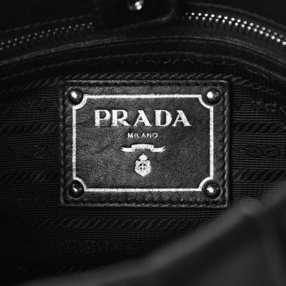 Prada Soft Calfskin Hobo Black 6 of 9
