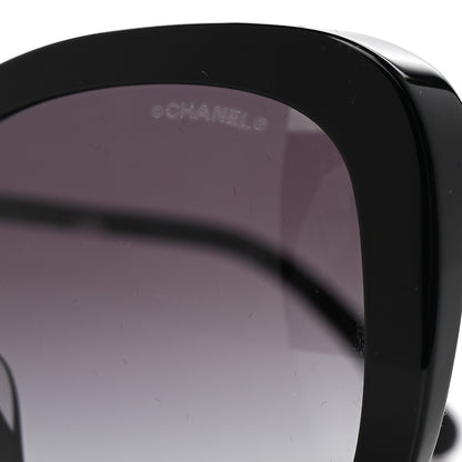 Chanel Acetate Polarized Butterfly Winter Pearl Sunglasses 5339-H-A Black 7 of 8