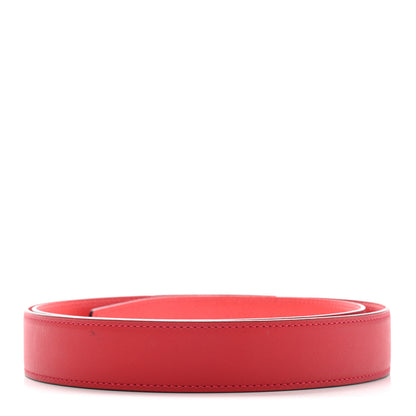 Hermes Epsom Swift 32mm Belt Strap 100 Rouge Casaque 2 of 7