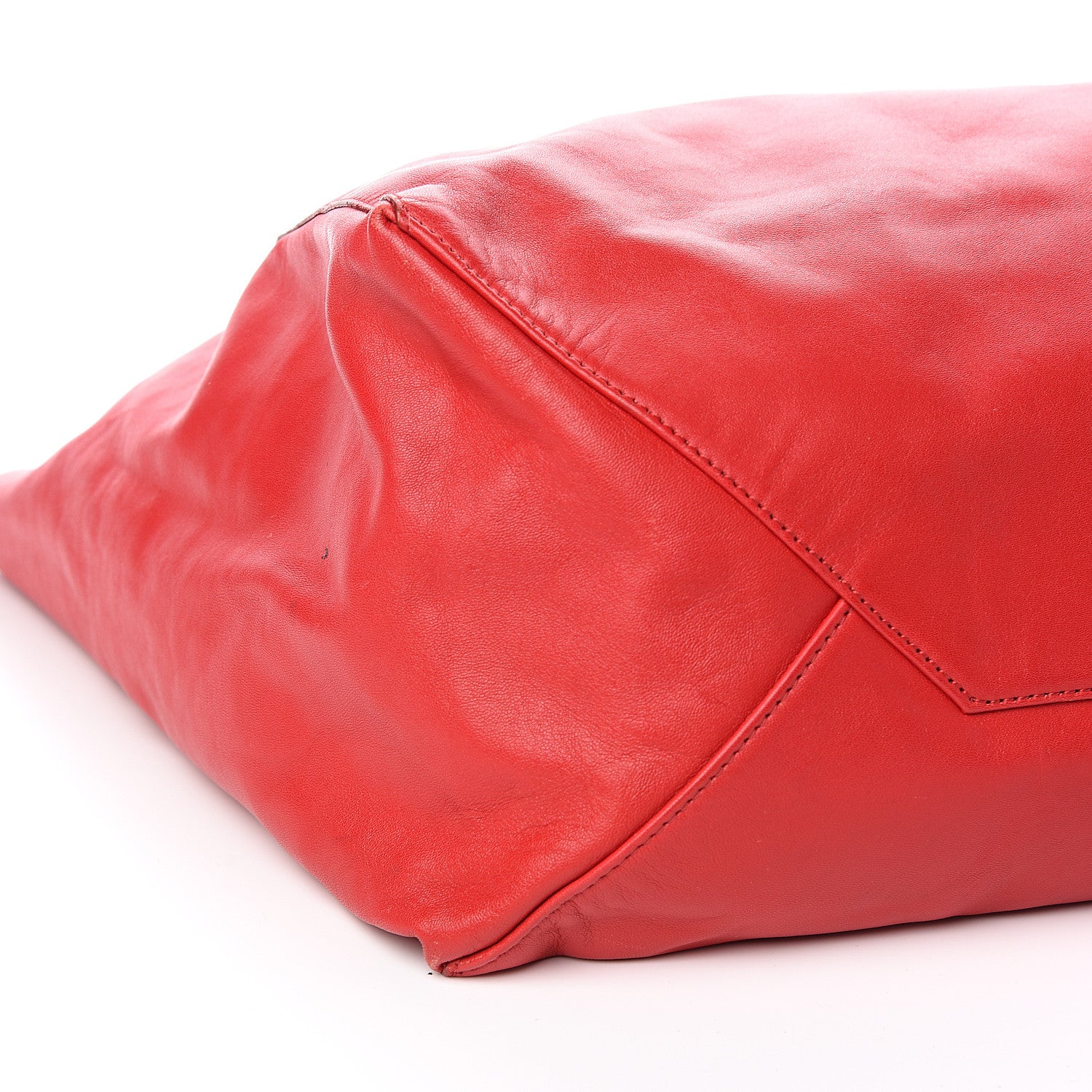 Celine Lambskin Horizontal Cabas Magenta 6 of 8
