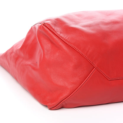 Celine Lambskin Horizontal Cabas Magenta 6 of 8