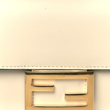 Fendi Vitello King Mini Flat Baguette Beige 7 of 9