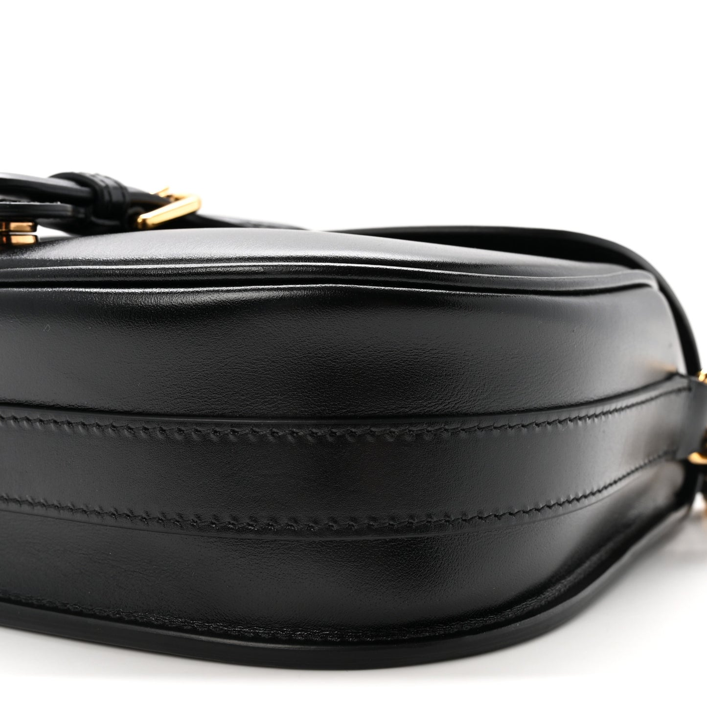 Box Calfskin Medium Bobby Flap Black