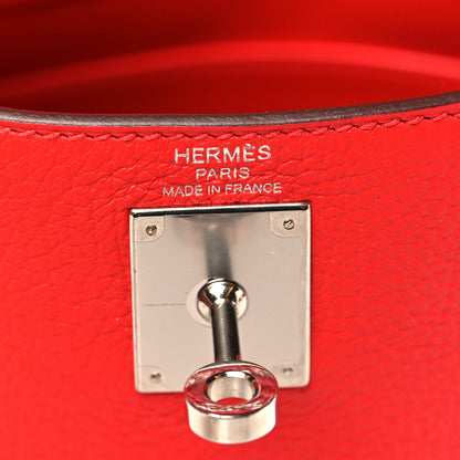 Hermes Taurillon Clemence Kelly Ado Backpack Rouge De Coeur 5 of 10
