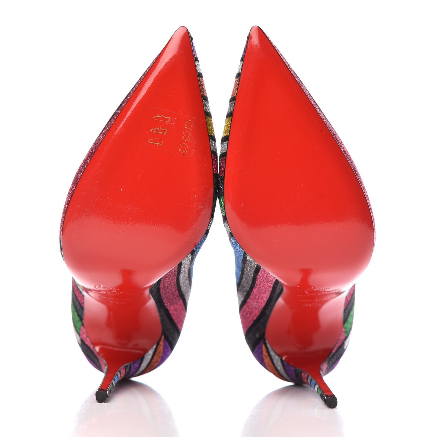 Suede Stripyglitter So Kate 120 Pumps 39.5 Multi