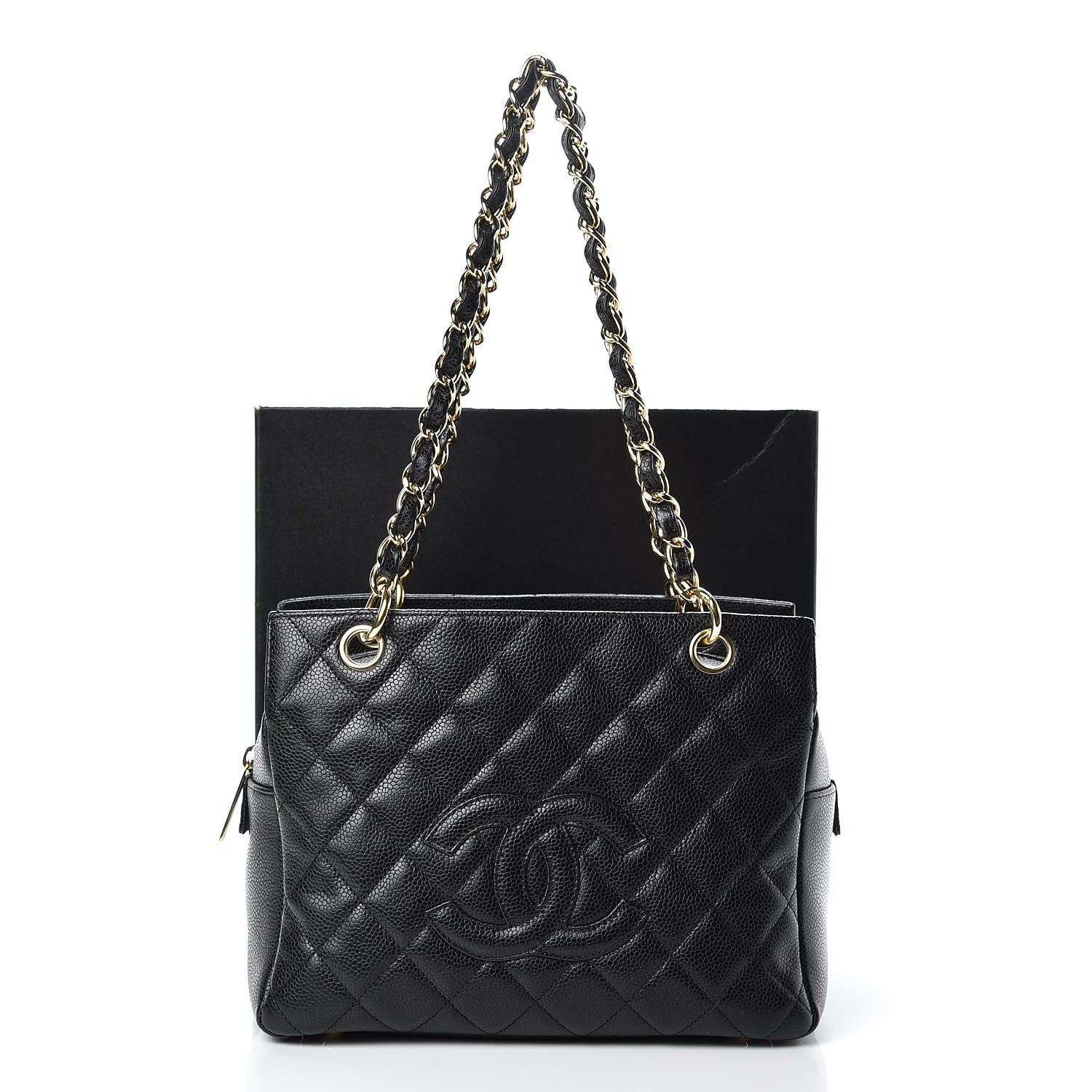 Chanel Caviar Quilted Petit Timeless Tote PTT Black 13 of 13