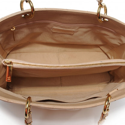 Chanel Caviar Quilted Grand Shopping Tote GST Beige 5 of 7