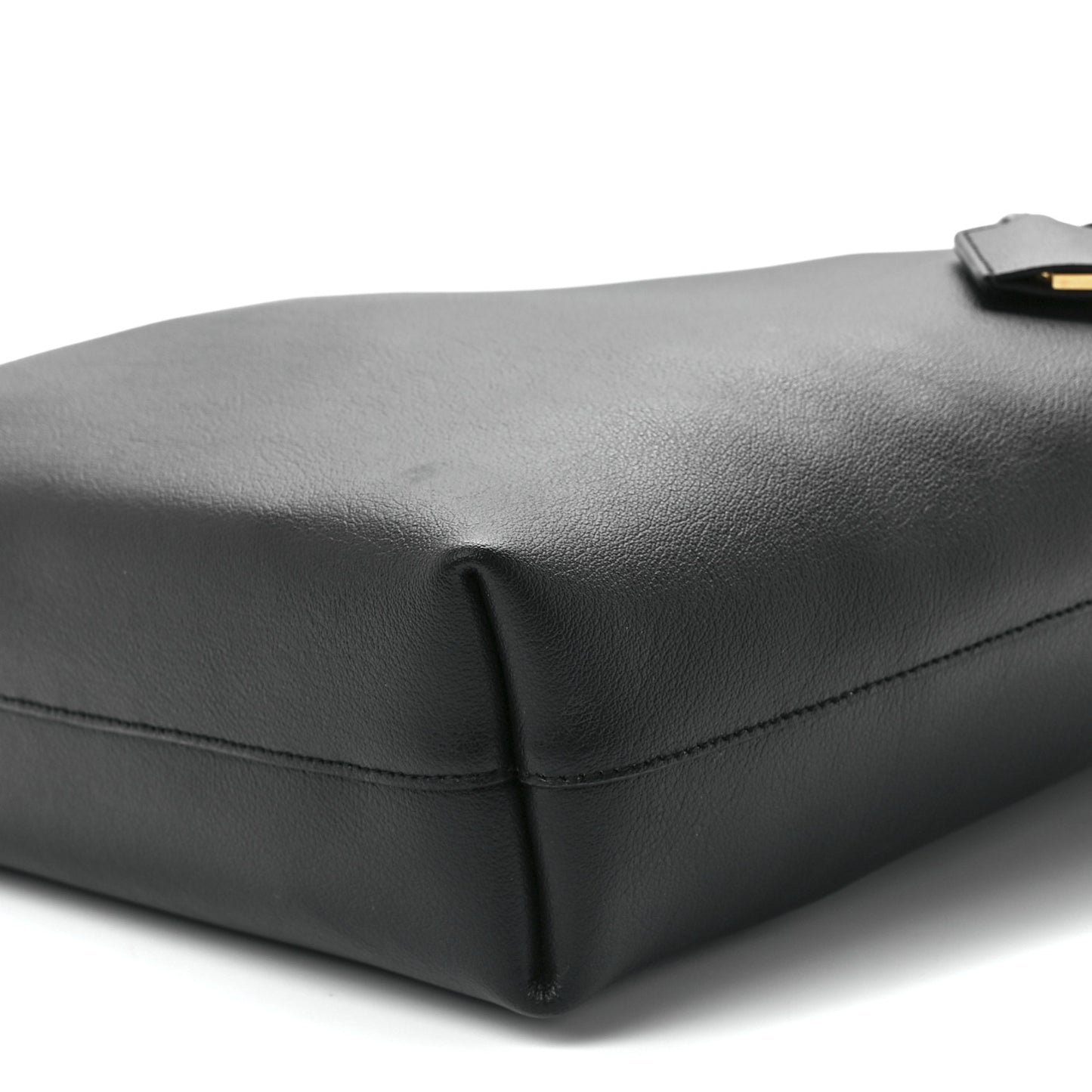 Calfskin Toy Shopping Tote Black