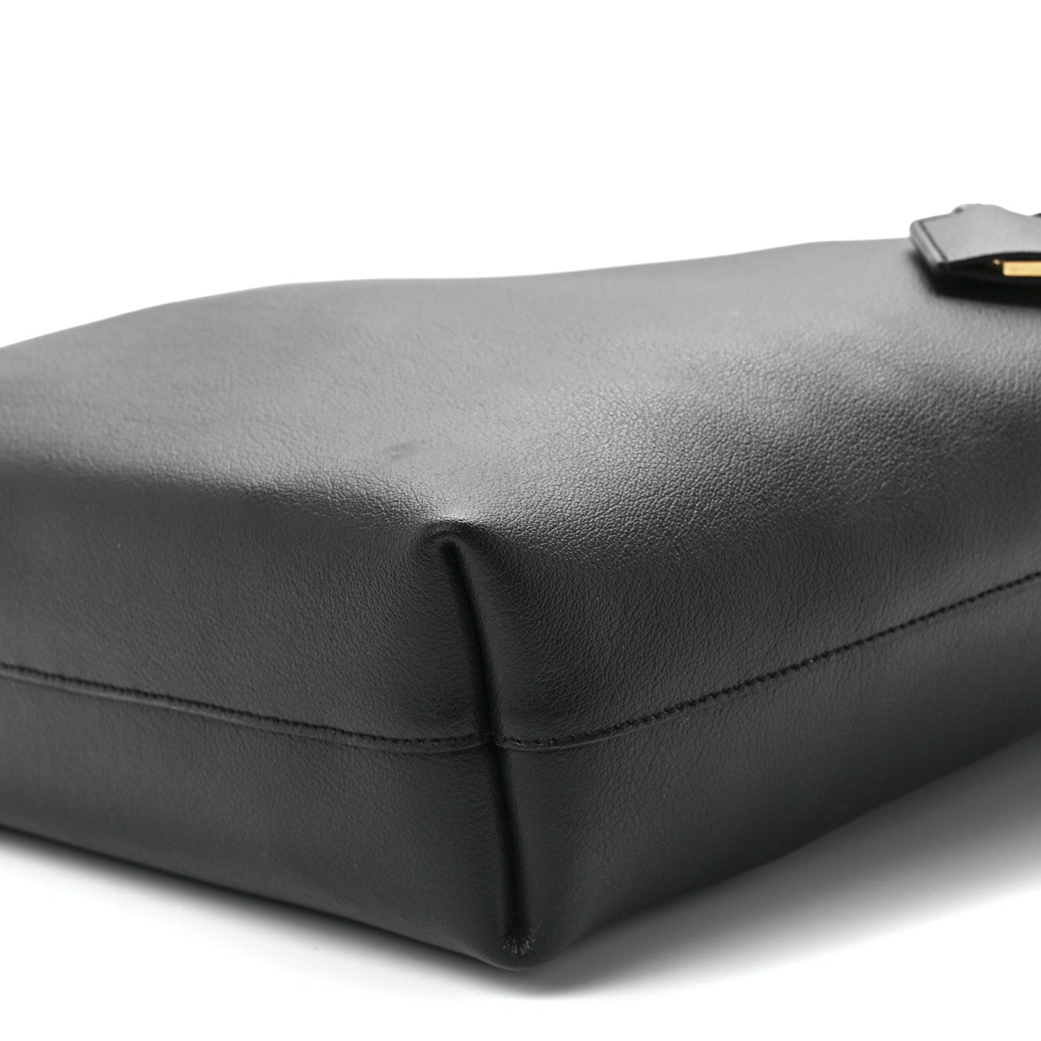 Saint Laurent Calfskin Toy Shopping Tote Black 12 of 12